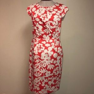 Boden Olivia Shift Dress 6R Floral Fruit Punch
